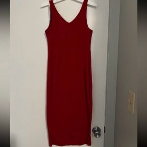 Ingrid & Isabel Maternity Red Midi Dress